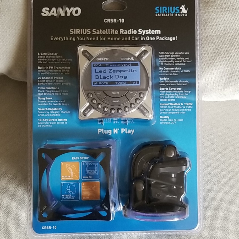 Sanyo Sirius Satellite Radio System